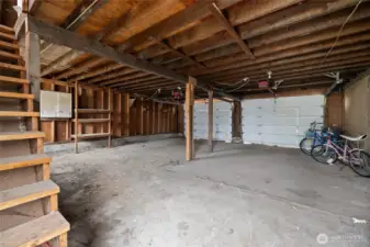 interior of garage
