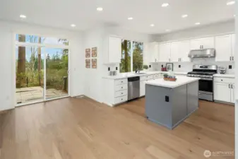 Wide plank engineered hardwood flooring