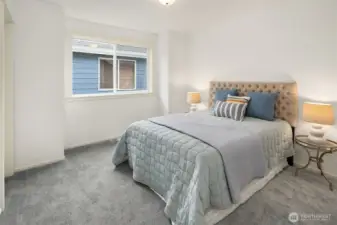 Generously sized bedroom - secondary bedroom #1 upstairs