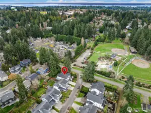 Ideally positioned across from Rotary Park and Owens Playground, offering easy access to open green space, sports fields, and play areas. Enjoy nearby recreation and scenic surroundings just moments from your front door.