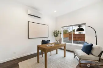 Main level office or 4th bedroom