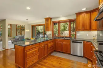Kitchen Looking Towards Rec Room
