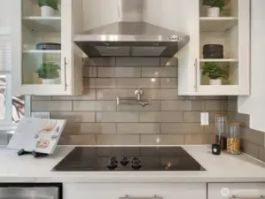 Yes that is a pot filler for your convenience!