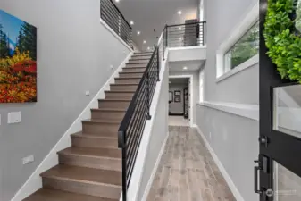 Entry into home. Hallway takes you to the bonus  room