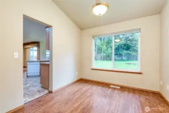 Dining Area with loads of Natural Light!