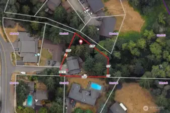 Very Private Setting And Location. Located End Of The Road.17,424 Sq.Ft. Lot.