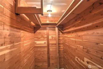 Cedar Lined Closet