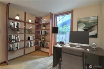 Den - Virtually Staged