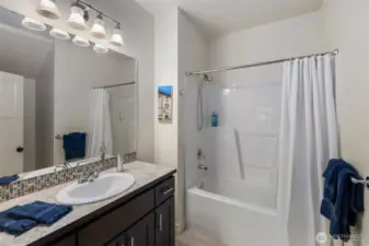 Upper level bathroom.
