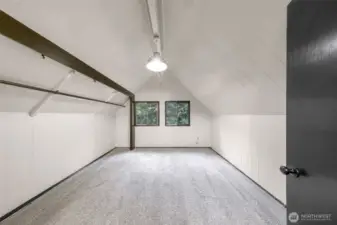 Entering upstairs without staging