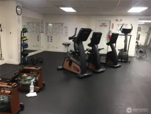 Fitness Center stationary bikes