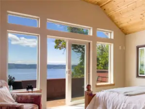 Gorgeous West facing views.