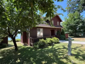 Beautiful home on double lot.