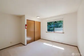 All bedrooms are spacious and have double door closets.