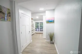 Hall to backyard