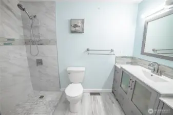 Hall bath
