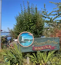 Land is on same street as marina and boat launch