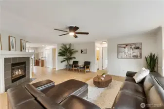 Gas fireplace