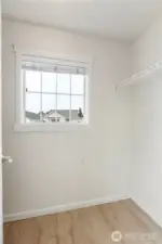 Large closet with each room