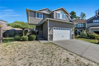 2 Car Garage and Driveway Space for Extra Parking