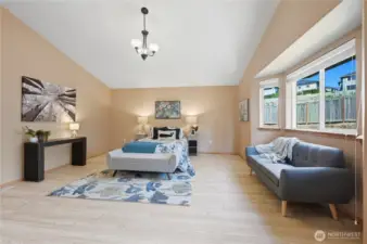 Super Spacious Primary with Space for a Home Office