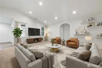 Staged Living Area