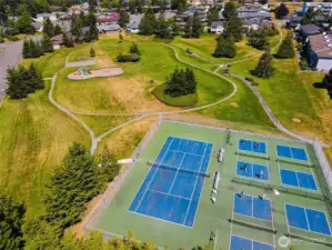 Tennis and pickleball courts