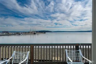 view from on the deck