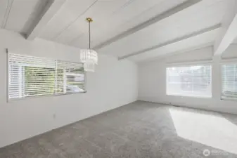 dining room and part of living room