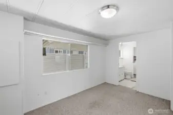 2nd bedroom with bathroom entrance