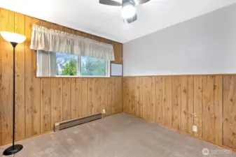 3rd bedroom on main level is also ideal as a study or hobbie space.