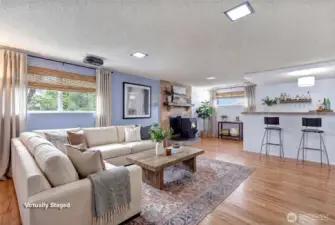 Rec Room / Bonus area Virtually Staged.