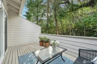 The deck, exterior and roofs are all maintained by the Homeowner's Association. The beautiful grounds are also maintained by the HOA.