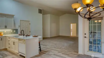 Looking from DR area