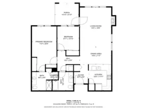 Floor plan with approximate measurements. Buyer to verify.