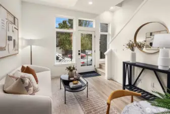 Photos from model home with similar floor plan.