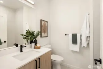 Photos from model home with similar floor plan.