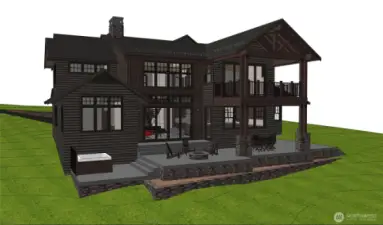 3-D Drawing of potential Back of House