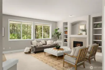 Gas fireplace