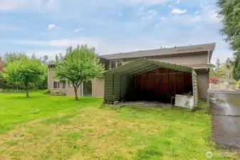 Covered storage - additional parking