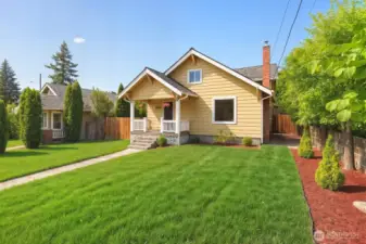 Plenty of yard front and back