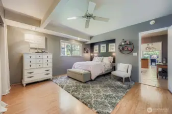 Main level primary bedroom