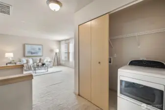 Laundry on 2nd level