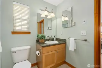 Upper 3/4 bath.