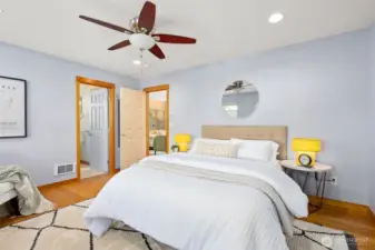 Upper bedroom.