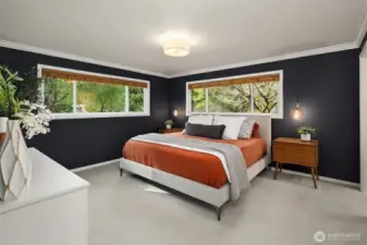Primary bedroom suite