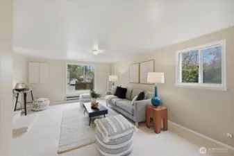 Again, this additional and versatile room offers many use choices here.  Newer water heater (2004) with expansion tank added (2026) - in closet here.