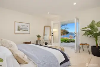 Just STUNNING view from the primary bedroom looking North.