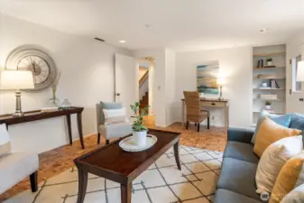 Plenty of room for a movie or game night!