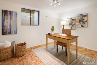 Bedroom #4 could double as an office